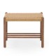 Banqueta de Fresno con Asiento de Cuerda Natural Artaix
