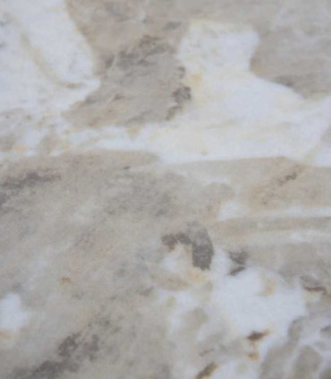 Mesa Redonda Cerámica Mármol Calacatta Brillo con Base Cilíndrica Roble Asgard I