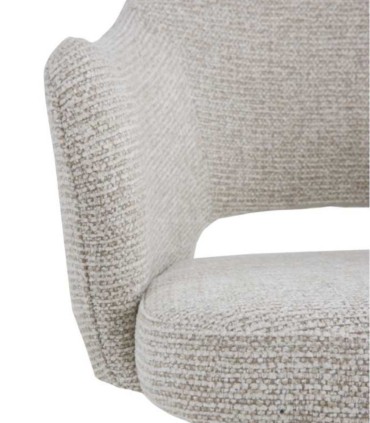 Pack de 4 Sillones Giratorios en Chenilla Crawford