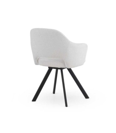Pack de 4 Sillones Giratorios en Chenilla Crawford