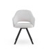 Pack de 4 Sillones Giratorios en Chenilla Crawford