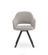 Pack de 4 Sillones Giratorios en Chenilla Crawford