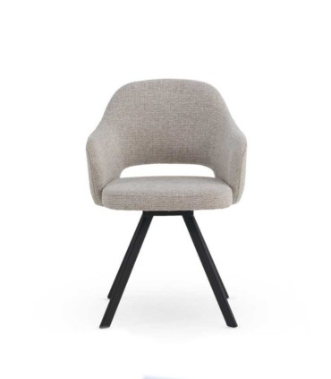 Pack de 4 Sillones Giratorios en Chenilla Crawford