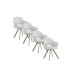Pack de 4 Sillones Giratorios Crawford I