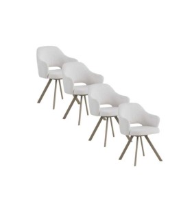 Pack de 4 Sillones Giratorios Crawford I