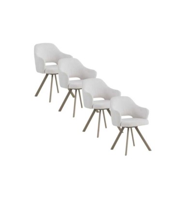 Pack de 4 Sillones Giratorios Crawford I
