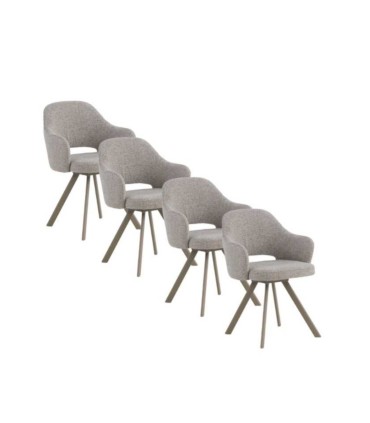 Pack de 4 Sillones Giratorios Crawford I