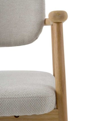 Pack de 2 Sillones en Madera de Roble y Chenilla Harrison