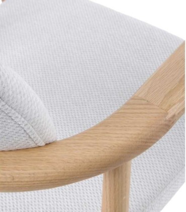 Pack de 2 Sillones en Madera de Roble y Chenilla Harrison