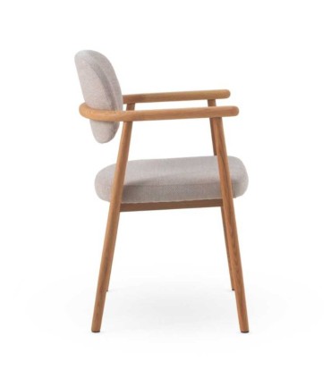 Pack de 2 Sillones en Madera de Roble y Chenilla Harrison