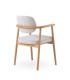 Pack de 2 Sillones en Madera de Roble y Chenilla Harrison