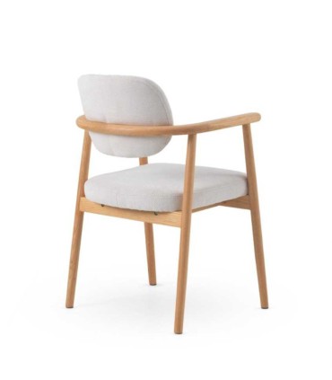 Pack de 2 Sillones en Madera de Roble y Chenilla Harrison