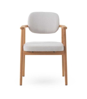 Pack de 2 Sillones en Madera de Roble y Chenilla Harrison