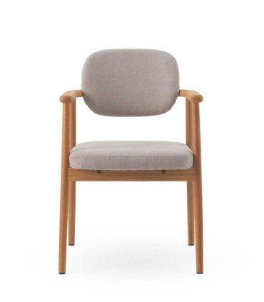 Pack de 2 Sillones en Madera de Roble y Chenilla Harrison