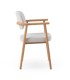 Pack de 2 Sillones en Madera de Roble y Chenilla Harrison