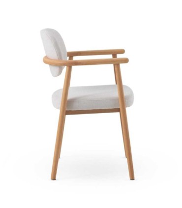Pack de 2 Sillones en Madera de Roble y Chenilla Harrison
