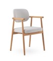 Pack de 2 Sillones en Madera de Roble y Chenilla Harrison