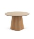 Mesa de Comedor Redonda de Roble para 6 Personas Zeta
