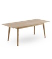 Mesa de Comedor Extensible Automática Chapado Roble Anura