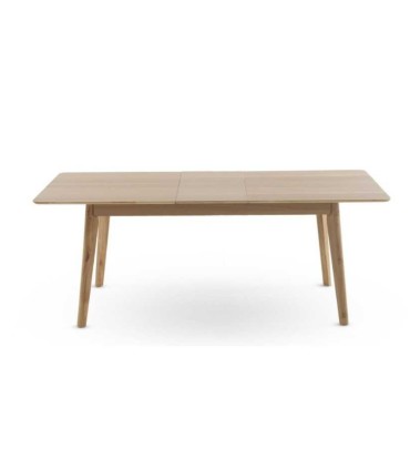 Mesa de Comedor Extensible Automática Chapado Roble Anura de Ambar Muebles