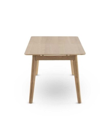 Mesa de Comedor Extensible Automática Chapado Roble Anura de Ambar Muebles