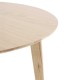 Mesa de Comedor Redonda Roble Natural Anura I, medida 100 cm