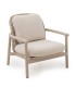 Sillón de Exterior Arena en Aluminio y Fibra Sintética Aurelia