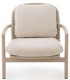 Sillón de Exterior Arena en Aluminio y Fibra Sintética Aurelia