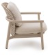 Sillón de Exterior Arena en Aluminio y Fibra Sintética Aurelia