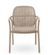 Sillón de Exterior de Aluminio y Fibra Sintética Trenzada con Apoyabrazos Aurelia