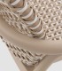 Sillón de Exterior de Aluminio y Fibra Sintética Trenzada con Apoyabrazos Aurelia