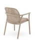 Sillón de Exterior de Aluminio y Fibra Sintética Trenzada con Apoyabrazos Aurelia