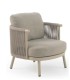 Sillón Lounge de Exterior con Cuerda Trenzada y Cojines Hidrófugos Denia
