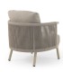Sillón Lounge de Exterior con Cuerda Trenzada y Cojines Hidrófugos Denia