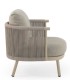 Sillón Lounge de Exterior con Cuerda Trenzada y Cojines Hidrófugos Denia