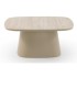 Mesa de Centro de Exterior con Tablero Cerámico Travertino Denia
