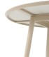 Mesa de Comedor Redonda de Exterior con Cerámica Travertino Denia