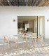 Silla de Jardín y Terraza de Aluminio con Cuerda Trenzada Denia