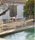 Silla de Jardín y Terraza de Aluminio con Cuerda Trenzada Denia