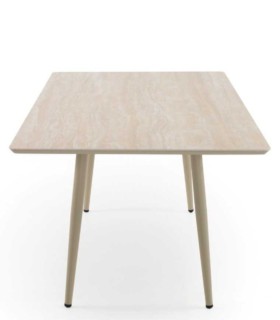 Mesa de Comedor Exterior Cerámica Travertino Denia