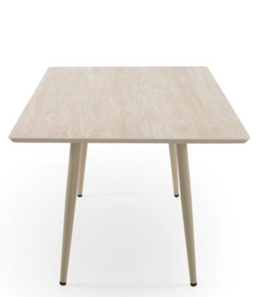 Mesa de Comedor Exterior Cerámica Travertino Denia