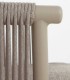 Sillón de Exterior de Aluminio con Cuerda y Cojines Desenfundables Denia