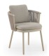 Sillón de Exterior de Aluminio con Cuerda y Cojines Desenfundables Denia