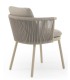Sillón de Exterior de Aluminio con Cuerda y Cojines Desenfundables Denia