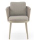Sillón de Exterior de Aluminio con Cuerda y Cojines Desenfundables Denia