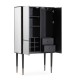 Mueble Bar de Cristal Espejado Eclipse