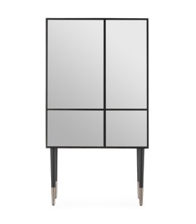 Mueble Bar de Cristal Espejado Eclipse