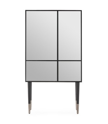 Mueble Bar de Cristal Espejado Eclipse
