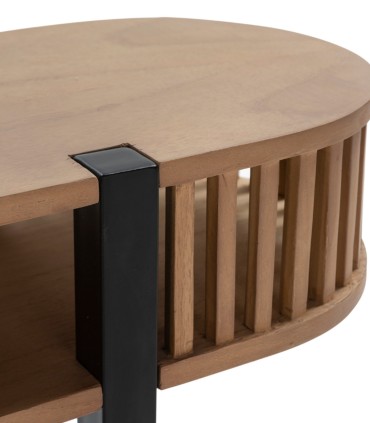 Consola de Entrada de Madera y Metal Felipo