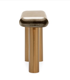 Consola de Entrada Metálica Dorada Felipe